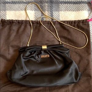 Black and Gold Mini Kate Spade Purse